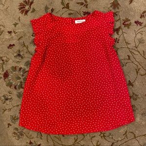 Monteau Cap Sleeve Blouse